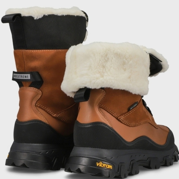 Ugg Adirondack Meridian Chestnut Women Boots Brand New - Picture 4 of 5